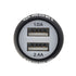 Moki Dual USB Car Charger Black