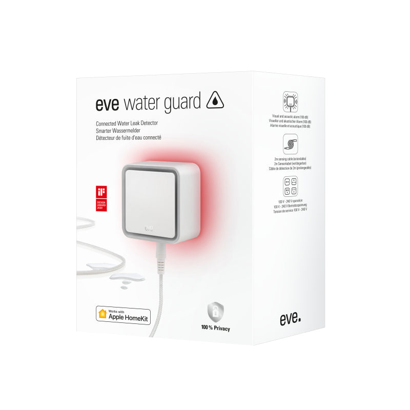 Eve Water Guard Connected Water Leak Detector - Thread