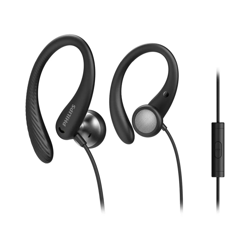 Philips TAA1105BK/00 Wired Sports Earbuds Black