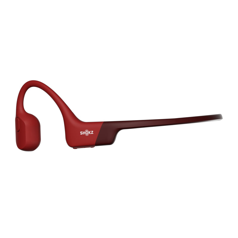 Shokz OpenRun Sports Bluetooth Headphones-Red
