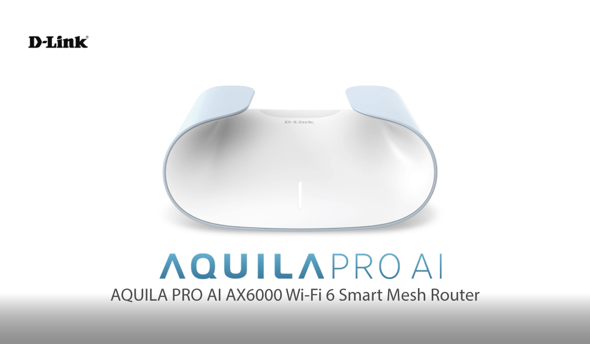 D-Link AX6000 Aquila Pro AI Wi-Fi 6 Smart Mesh Router