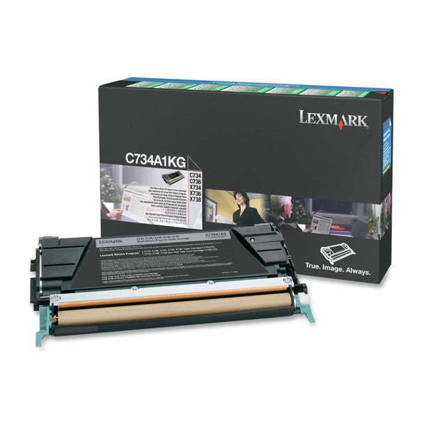 Lexmark C734 Standard Yield Black Toner Cartridge