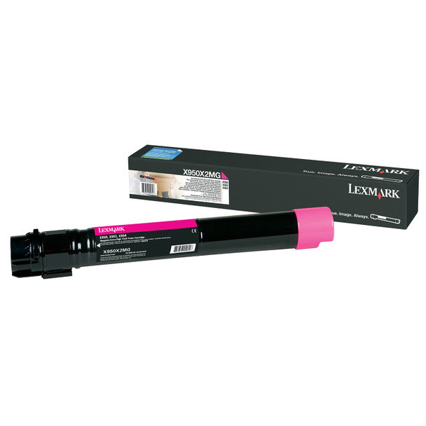 Lexmark X950X2MG Extra High Yield Magenta Toner Cartridge