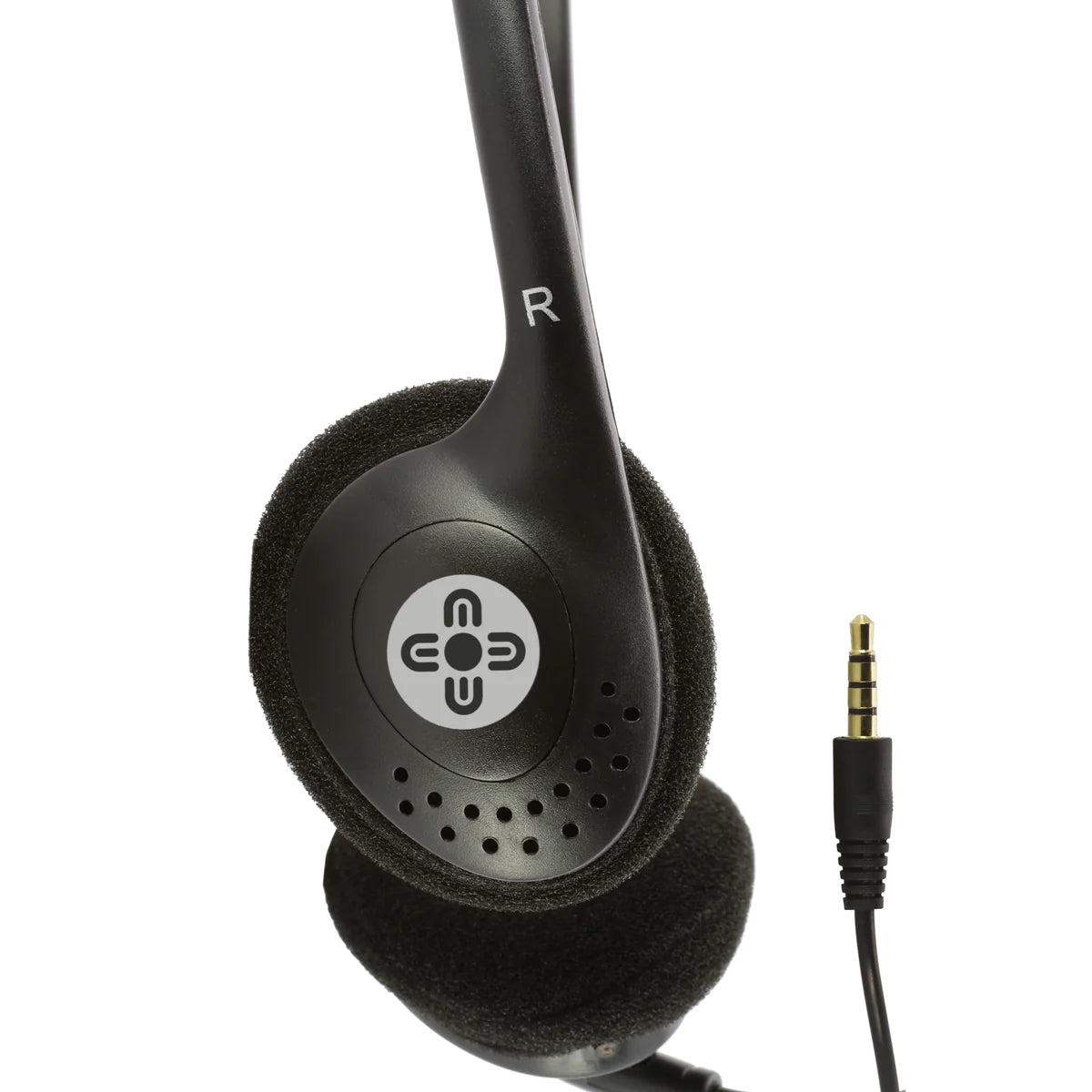 Moki Lite Headphones With Boom Mic Black