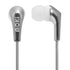 Moki Metallics Earphones Silver