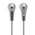 Moki Metallics Earphones Silver