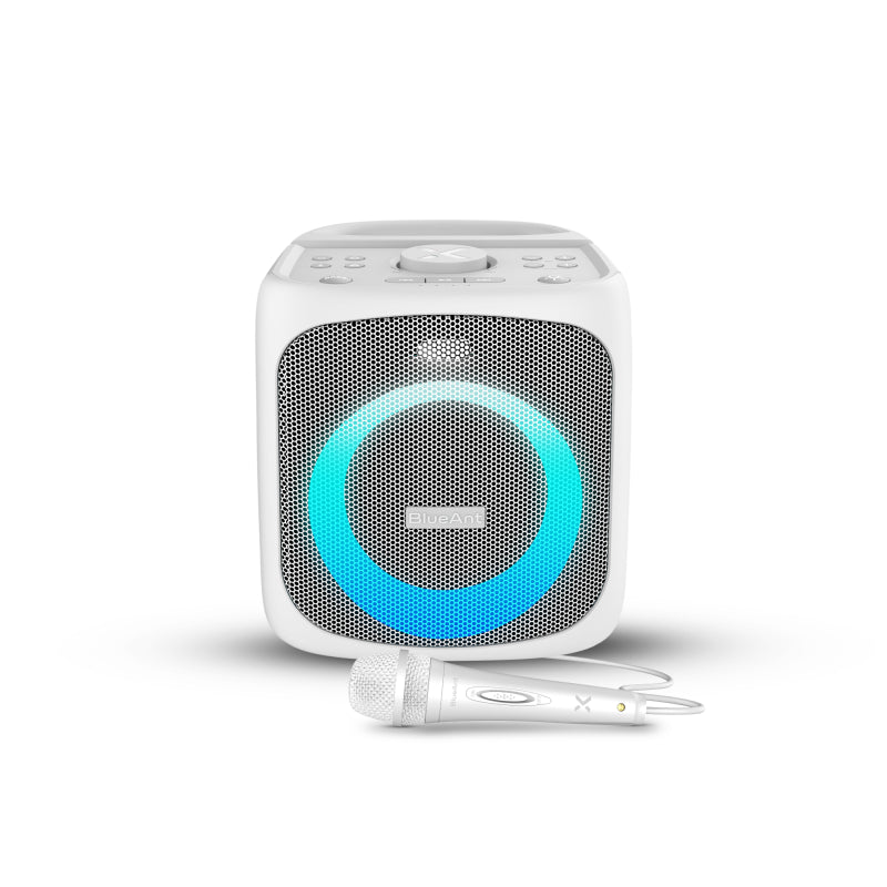 BlueAnt X4 Portable Bluetooth Party Speaker - White
