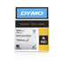 Dymo Rhino Vinyl Tape 24mm Black on White