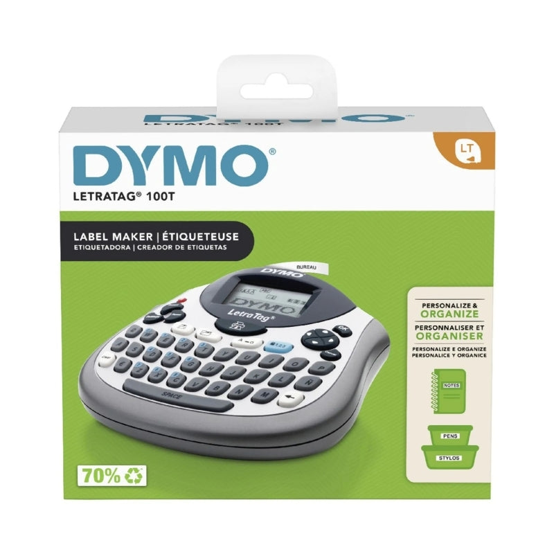 Dymo LetraTag® 100T Label Maker Tabletop Silver