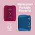 BlueAnt X3D Portable Bluetooth Speaker - Boudoir Red