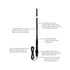 EcoXgear UHF Medium Duty Radome 2.3dBi Antenna