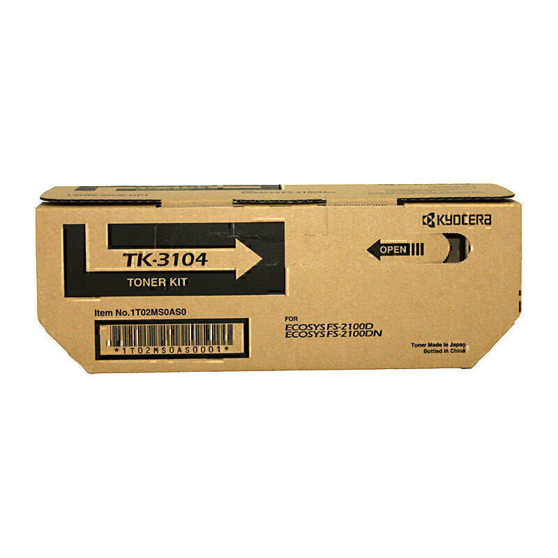 Kyocera TK3104 12.5K Yield Black Toner Kit