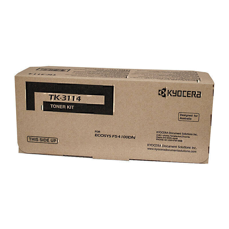 Kyocera TK3114 15.5K Yield Black Toner Kit