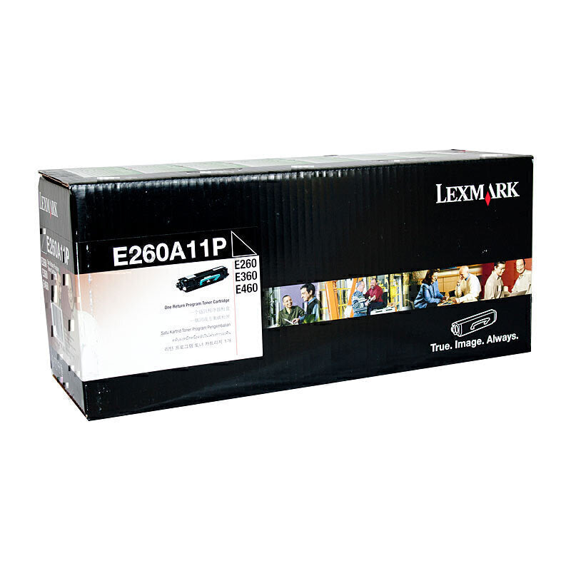 Lexmark E260A11P Standard Yield Black Toner Cartridge