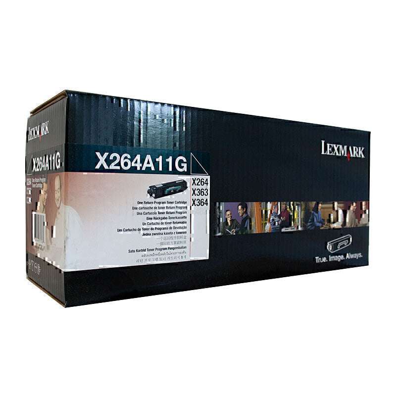 Lexmark X264A11G Standard Yield Black Toner Cartridge