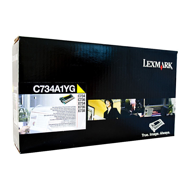 Lexmark C734 Standard Yield Yellow Toner Cartridge