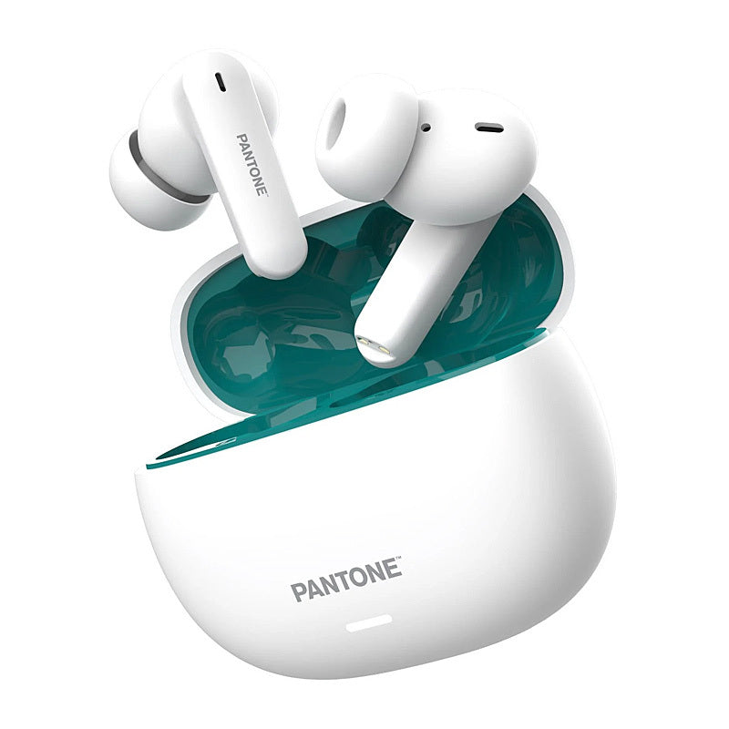 Pantone Bluetooth TWS ANC In-Ear Headphones White & Green