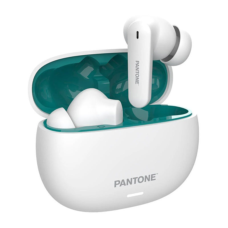 Pantone Bluetooth TWS ANC In-Ear Headphones White & Green