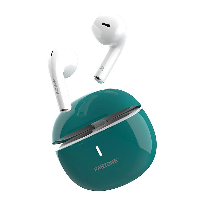 Pantone Bluetooth TWS In-Ear Headphones Green & White