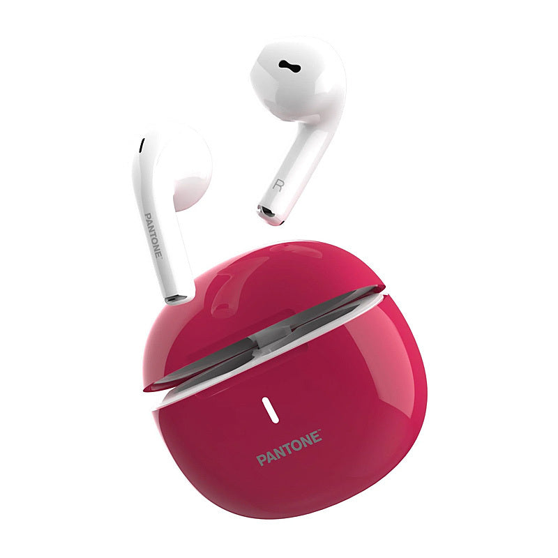 Pantone Bluetooth TWS In-Ear Headphones Red & White