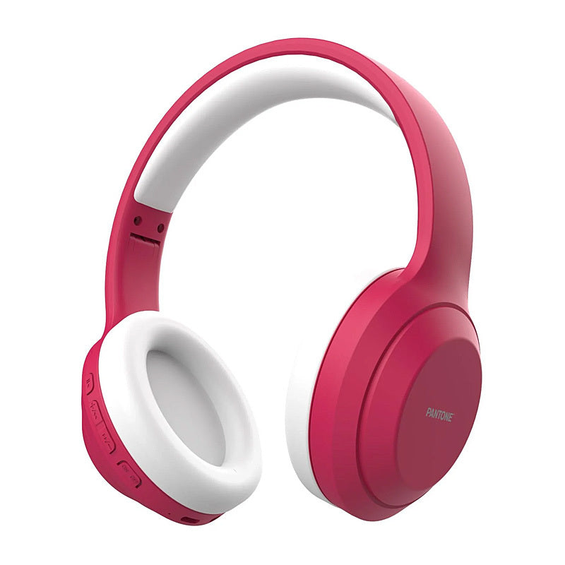 Pantone Bluetooth Over-Ear Wireless Headphone Red