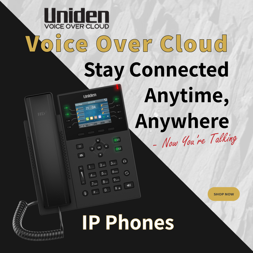 Uniden Voice Over Cloud Phones - stay connected anytime, anywhere!