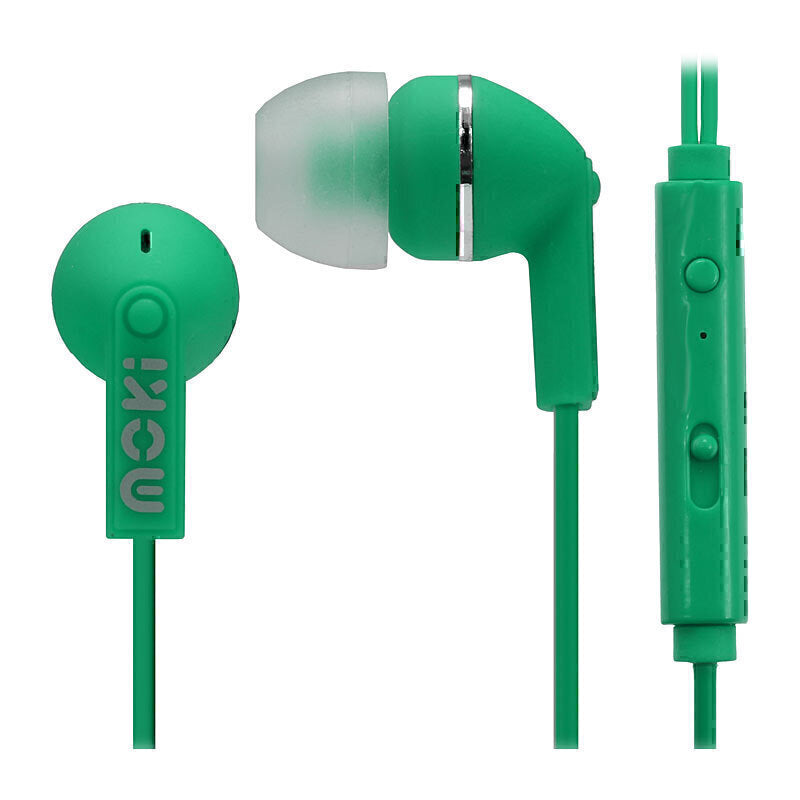 Moki Noise Isolation Earphones Green